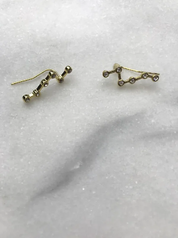 Detachable Stud Earrings with Charms -Constellation Stud Earrings