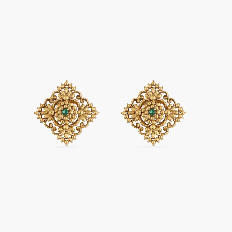 African Stud Earrings with Culture -Aastha Antique Stud Earrings