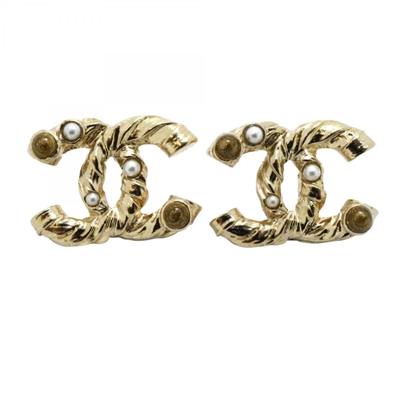 Celtic Stud Earrings with Knotwork -Chanel   Plating Stud Earrings (Pre-Owned)