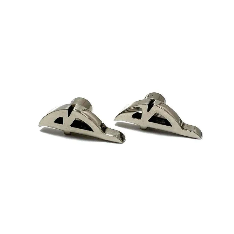 Triangular Stud Earrings for Edge -Balenciaga  Metal Stud Earrings (Pre-Owned)