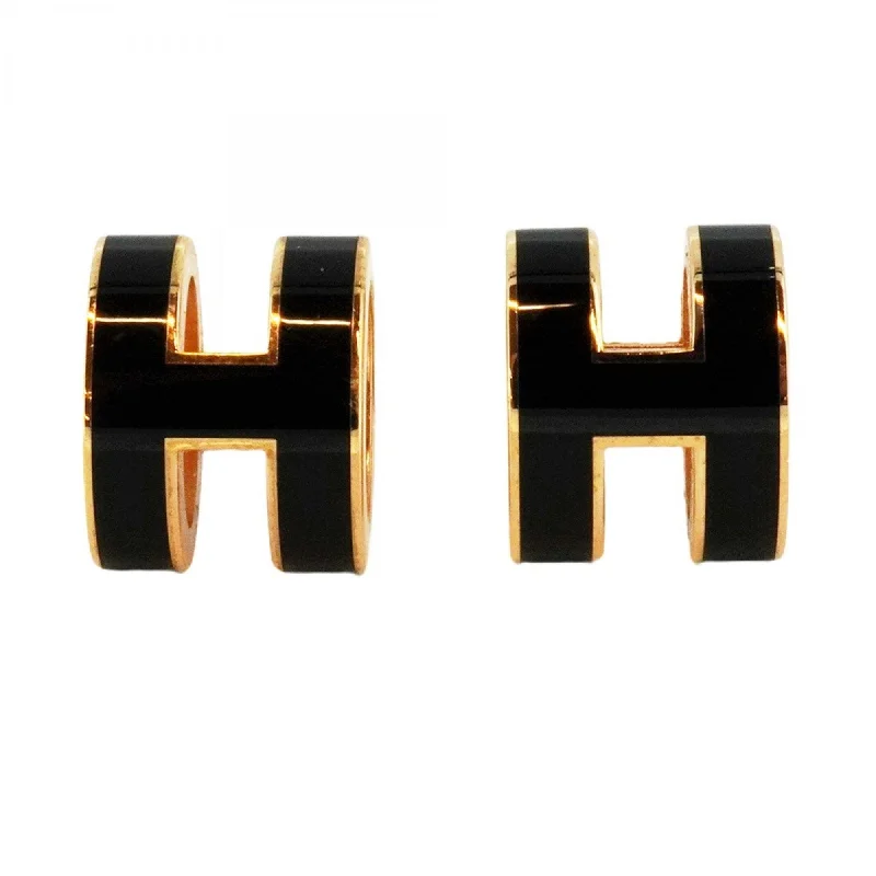 Stud Earrings for Travel Look -Hermes  pink  Plating Stud Earrings (Pre-Owned)