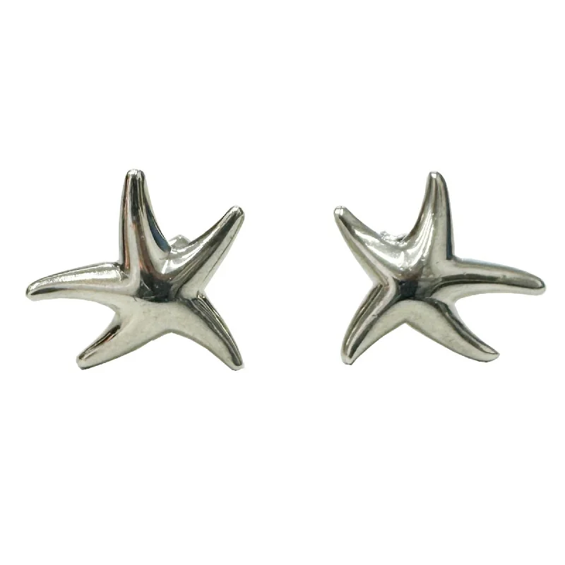 Animal Print Stud Earrings for Fun -Tiffany Starfish   925 Stud Earrings (Pre-Owned)