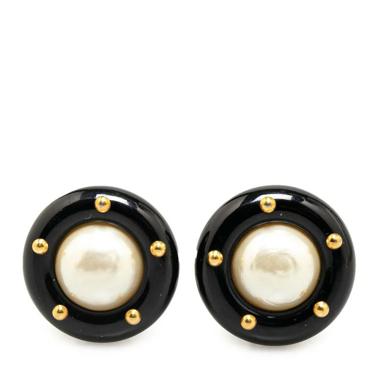 Bohemian Stud Earrings with Tassels -Chanel   Plating Stud Earrings (Pre-Owned)