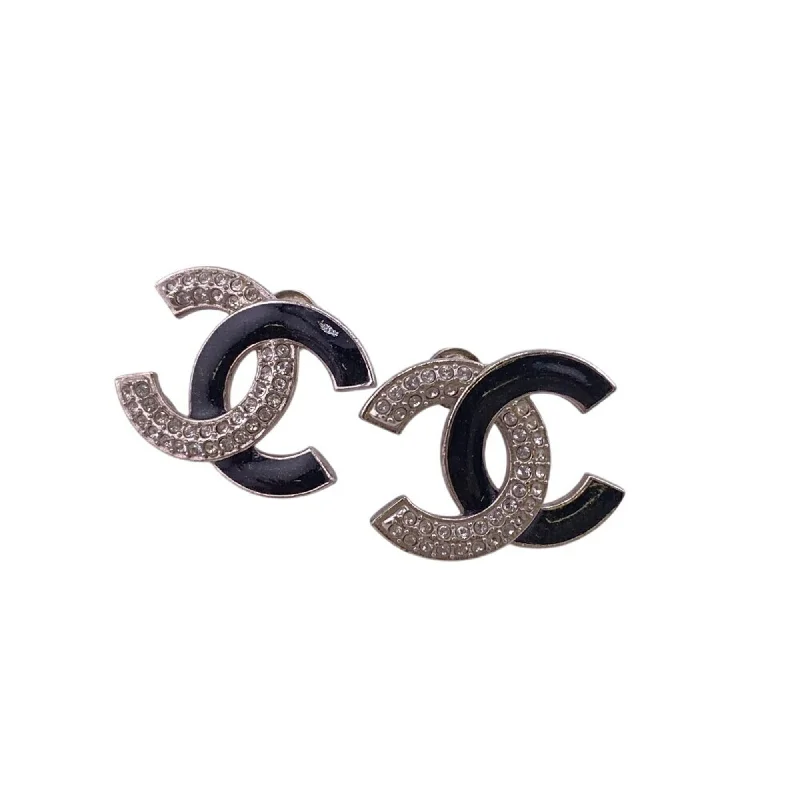 Geometric Stud Earrings for Trend -Chanel   Rhinestone  Stud Earrings (Pre-Owned)