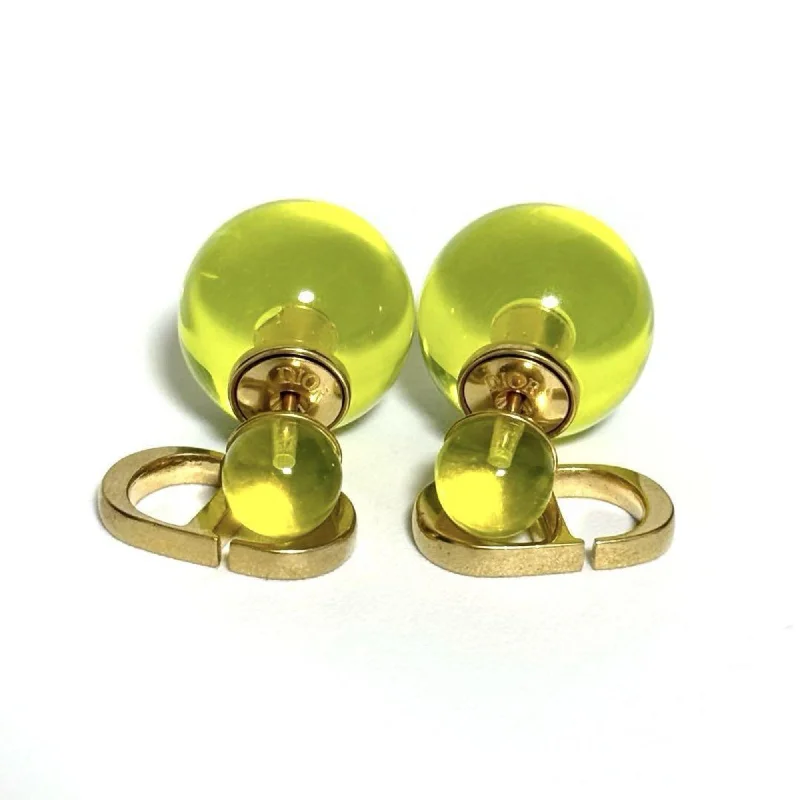 Stud Earrings for Anniversary -Christian Dior Metal Plastic Stud Earrings (Pre-Owned)