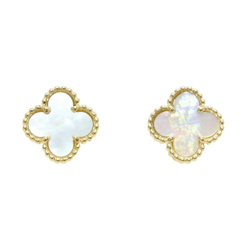 Stud Earrings with Enamel -Van Cleef & Arpels yellow  (18K) Stud Earrings (Pre-Owned)