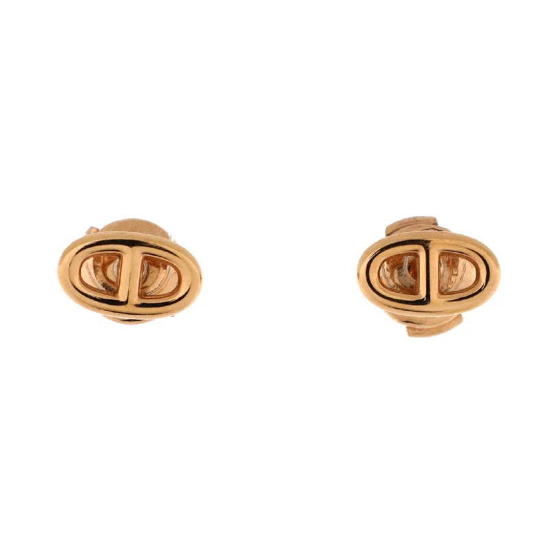 Double Stud Earrings for Impact -Farandole Stud Earrings 18K Rose Gold Very Small