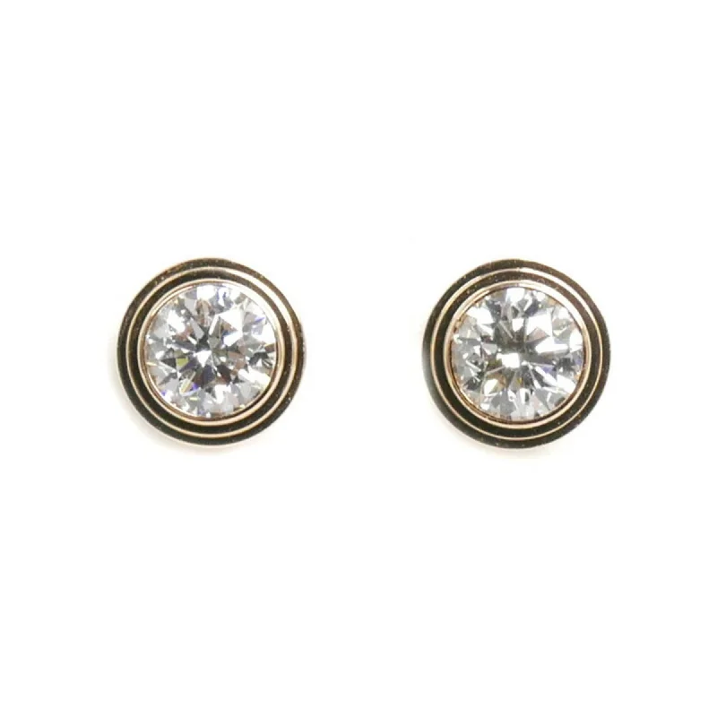 Maximalist Stud Earrings for Bling -Cartier   (18K) Stud Earrings (Pre-Owned)