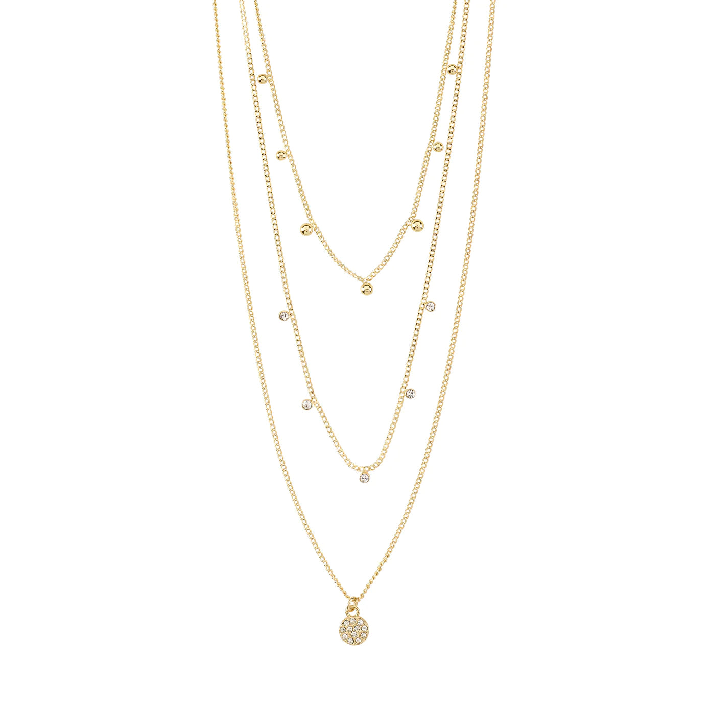 Best necklaces and pendants with black diamonds for an edgy, bold statement-Chayenne Gold Plated Necklace